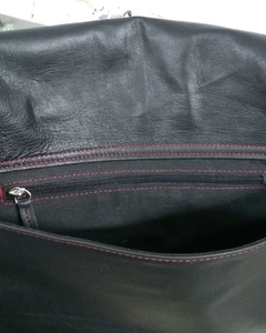 Morral de cabritilla para caballero cuero 100% Argentino e Italiano. MODELO "ENZO" - comprar online