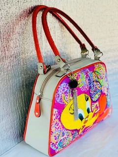 Cartera Pintada a mano Alzada MODELO “LA REGINA” Tweety - tienda online