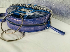 Cartera de tres cueros redonda, Modelo: “Calamosca” (Cagliari, Cerdeña, Italia). - tienda online