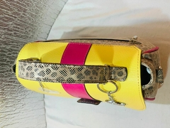 Cartera de Cuero de Víbora 100% Italino, Modelo: “ALELÍ”