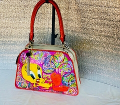 Cartera Pintada a mano Alzada MODELO “LA REGINA” Tweety en internet