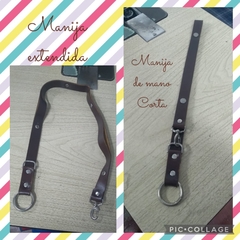 Imagen de Cartera Media Luna con manijas. Modelo “CORINNA”.-