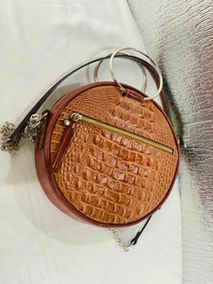 Cartera tres cueros redonda, Modelo: “GALLIPOLI” (APuglia, Italia).- - tienda online