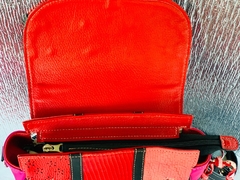 Imagen de Cartera de Cuero color rojo Modelo: “LIZA MINELLI”