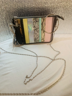 Carteras Capsulas edición Especial MODELO “LARA”.- multicolor con negro. - tienda online