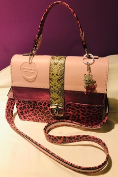 MODELO "ANNETTE". CARTERA CAJON FRANCES.Animal print
