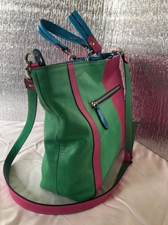 CARTERA TRICOLOR. "MARÍA SOL". - Támesis&Co.