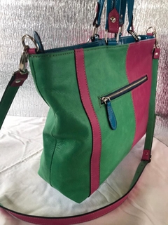 Imagen de CARTERA TRICOLOR. "MARÍA SOL".