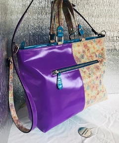 CARTERA TRICOLOR "ANNE SOPHIE". - comprar online