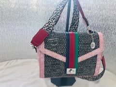 CARTERAS DE CUERO ITALIANO, ARGENTINO Y RAFIA, COLECCIÓN "BAMBOLAS ITALIANAS". en internet