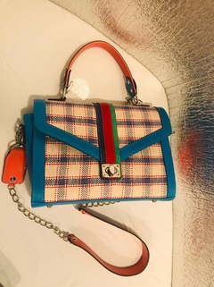 CARTERAS DE CUERO ITALIANO, ARGENTINO Y RAFIA, COLECCIÓN "BAMBOLAS ITALIANAS". - comprar online