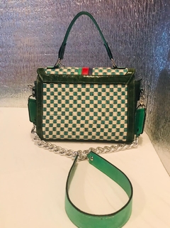 CARTERAS DE CUERO ITALIANO, ARGENTINO Y RAFIA, COLECCIÓN "BAMBOLAS ITALIANAS". en internet
