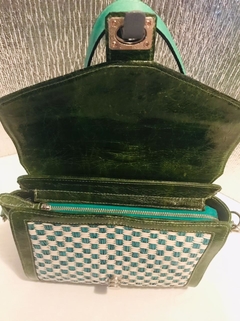 CARTERAS DE CUERO ITALIANO, ARGENTINO Y RAFIA, COLECCIÓN "BAMBOLAS ITALIANAS". - tienda online