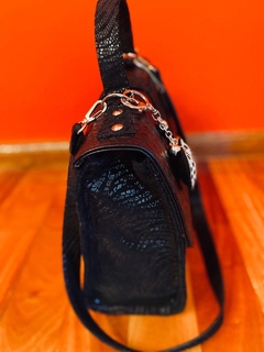Imagen de CARTERA DE VÍBORA Y CROCO ITALIANO LEGÍTIMO "SUMMY".