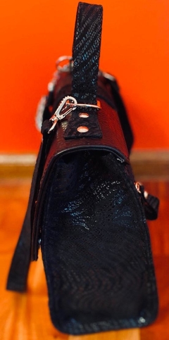 CARTERA DE VÍBORA Y CROCO ITALIANO LEGÍTIMO "SUMMY".