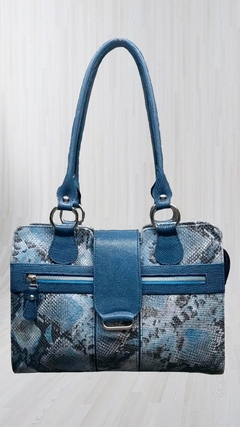 CARTERA DE IGUANITA Y VÍBORA VACUNA  MODELO "INÉS". - Támesis&Co.