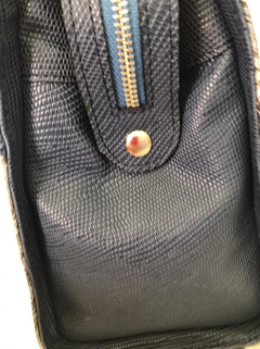 CARTERA DE IGUANITA Y VÍBORA VACUNA  MODELO "INÉS". - tienda online