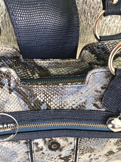 CARTERA DE IGUANITA Y VÍBORA VACUNA  MODELO "INÉS". - comprar online