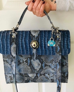 CARTERA DE VÍBORA Y CROCO ITALIANO LEGÍTIMO "SUMMY". - tienda online