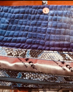 CARTERA DE VÍBORA Y CROCO ITALIANO LEGÍTIMO "SUMMY". en internet