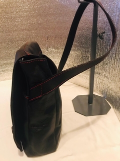 Morral de cabritilla para caballero cuero 100% Argentino e Italiano. MODELO "ENZO" - comprar online