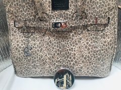 CARTERA CUERO Italiano 100% CUERPO DE MUJER" CON HERRAJES EN niquel. - tienda online