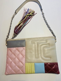 CARTERAS ORIGINALES CON MANIJAS DOBLE ESLABÓN Y CUERO, ARTESANALES. NINETTA, SISETTA, ZARINA.