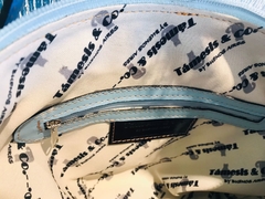 CARTERA DE TRES COLORES DE AZULES "AZZURRA" Y "BLUE".- - Támesis&Co.