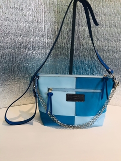 Imagen de CARTERA DE TRES COLORES DE AZULES "AZZURRA" Y "BLUE".-