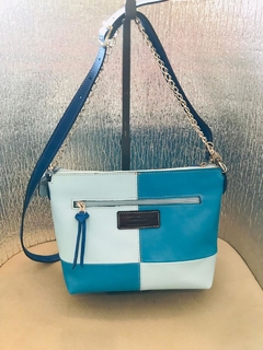 CARTERA DE TRES COLORES DE AZULES "AZZURRA" Y "BLUE".- - comprar online
