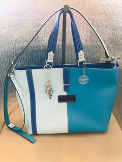 CARTERA DE TRES COLORES DE AZULES "AZZURRA" Y "BLUE".- en internet