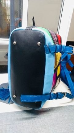 CARTERA DE CUERO MONDRIAN MOCHILA DE CUERO ITALIANO Y CUERO ARGENTINO 100% MODELO "FRANCA".- en internet