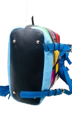 CARTERA DE CUERO MONDRIAN MOCHILA DE CUERO ITALIANO Y CUERO ARGENTINO 100% MODELO "FRANCA".- en internet