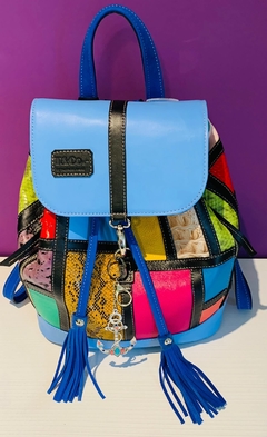 CARTERA DE CUERO MONDRIAN MOCHILA DE CUERO ITALIANO Y CUERO ARGENTINO 100% MODELO "FRANCA".- en internet