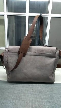 Morral de cabritilla para caballero cuero 100% Argentino e Italiano. MODELO "ENZO" - tienda online
