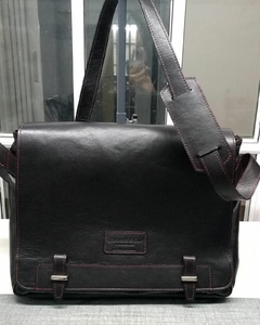 Morral de cabritilla para caballero cuero 100% Argentino e Italiano. MODELO "ENZO" - tienda online