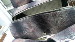 48750.-CARTERA DE VÍBORA ITALIANA 100% MODELO "ALADA".-