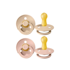 Chupetes Bibs Pack x 2 Vanilla / Blush - Feiguele 