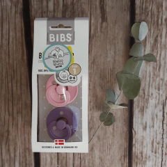 Chupetes Bibs Pack x 2 Baby Pink / Lavender97.6