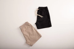 Imagem do SHORT SARJA LISO PRETO