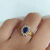 Anel com pedra luxo - comprar online