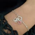Pulseira Patinha Pet Zircônia Coração