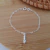 Pulseira figa prata