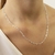 Colar choker corações 50 cm
