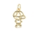 PINGENTE MENINO / MENINA BANHO EM OURO - comprar online