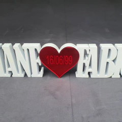 Placa Decorativa Dia dos Namorados - Lasers - Corte Gravação e Produtos Personalizados