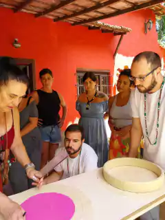 Oficina de construção de tambor na internet