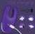 VIBRADOR PINZAS RECARGABLE USB 7 FUNCIONES 9CM X 5CM - comprar online
