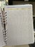 Planner artesanal panda rosa
