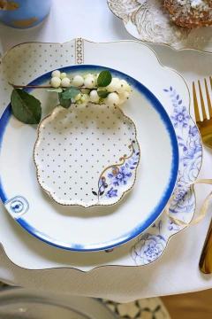 PLATITO TE ROYAL BLANCO - comprar online